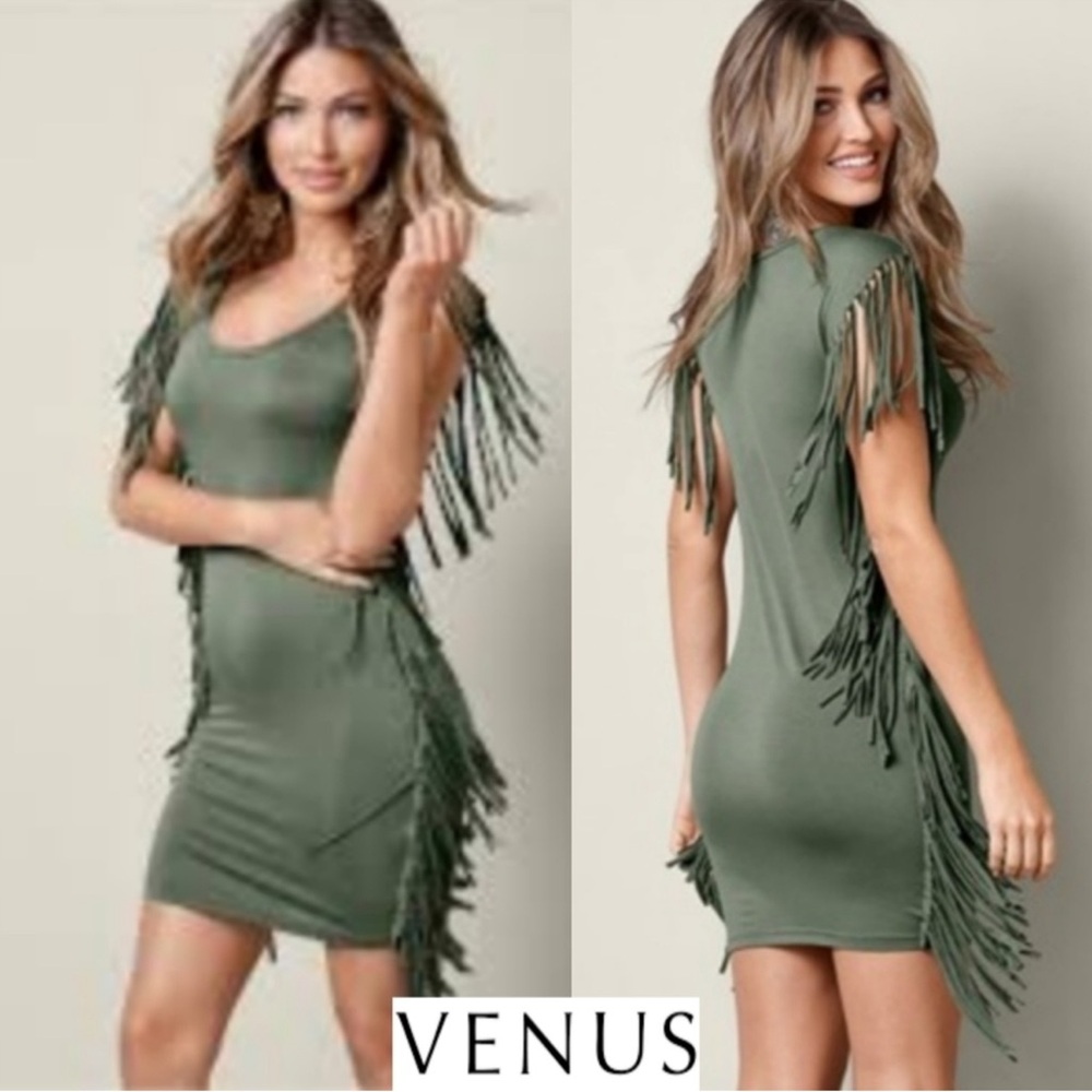Lascana for Venus Olive Festival Fringe Dress